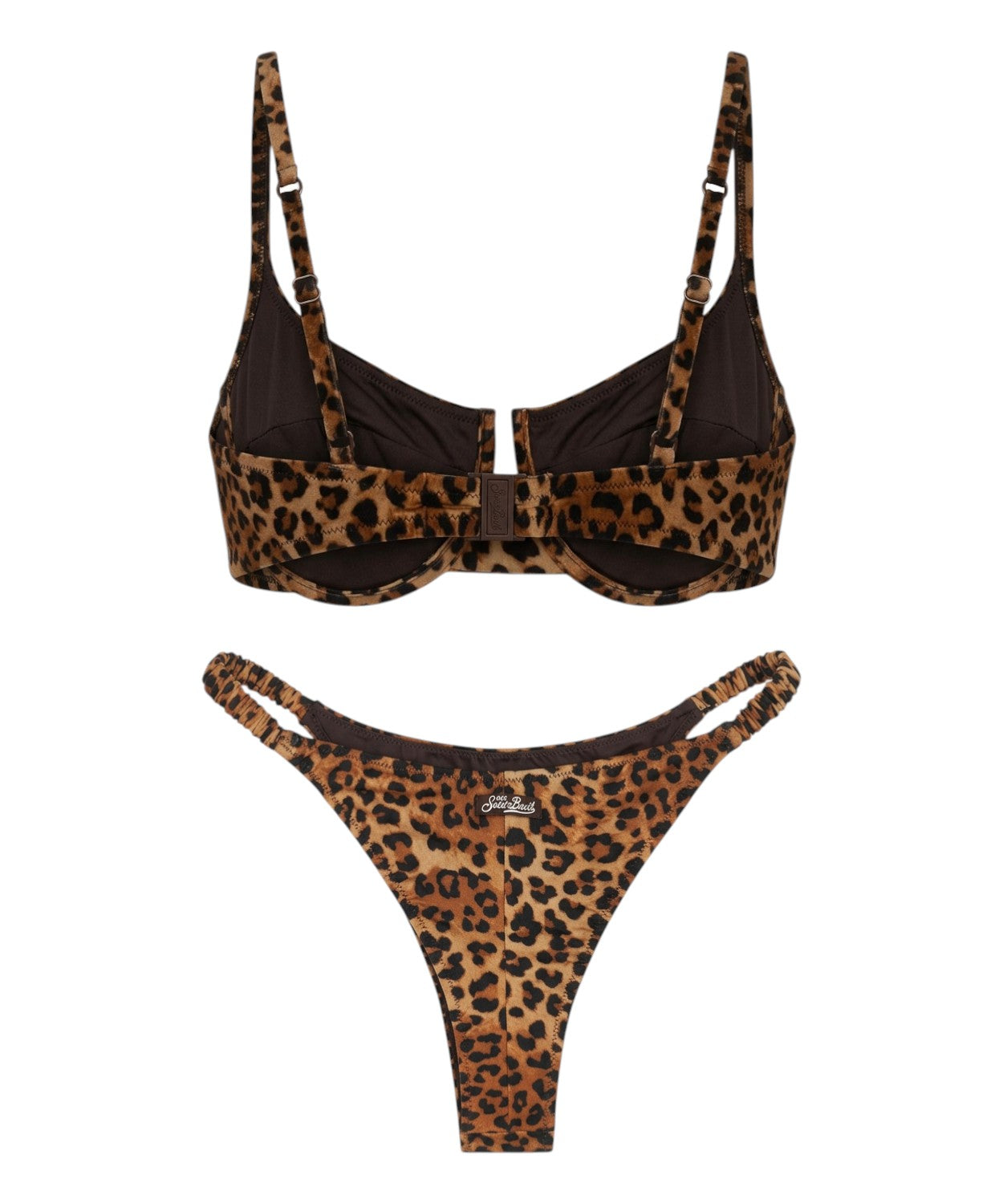 MC2 Saint Barth Perlamir leopard print bikini with underwire