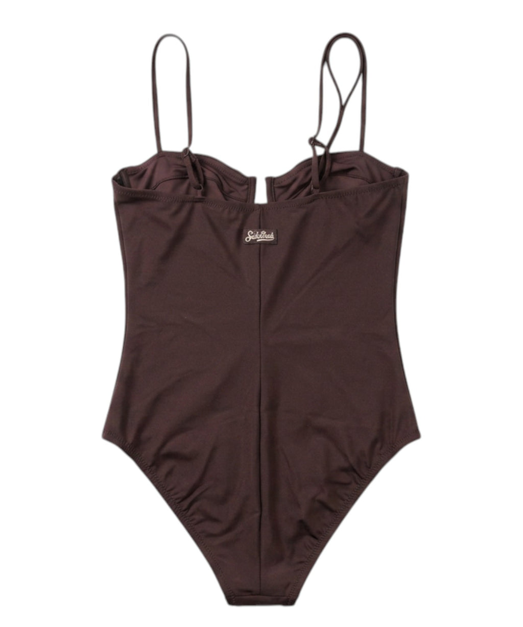Medea MC2 Saint Barth One-Piece Swimsuit with Underwire and Beads