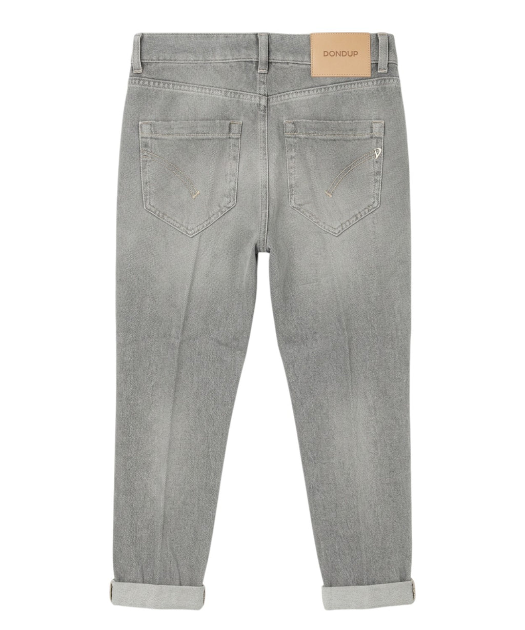 Dondup Koons jeans met scheuren in 10,5 oz denim