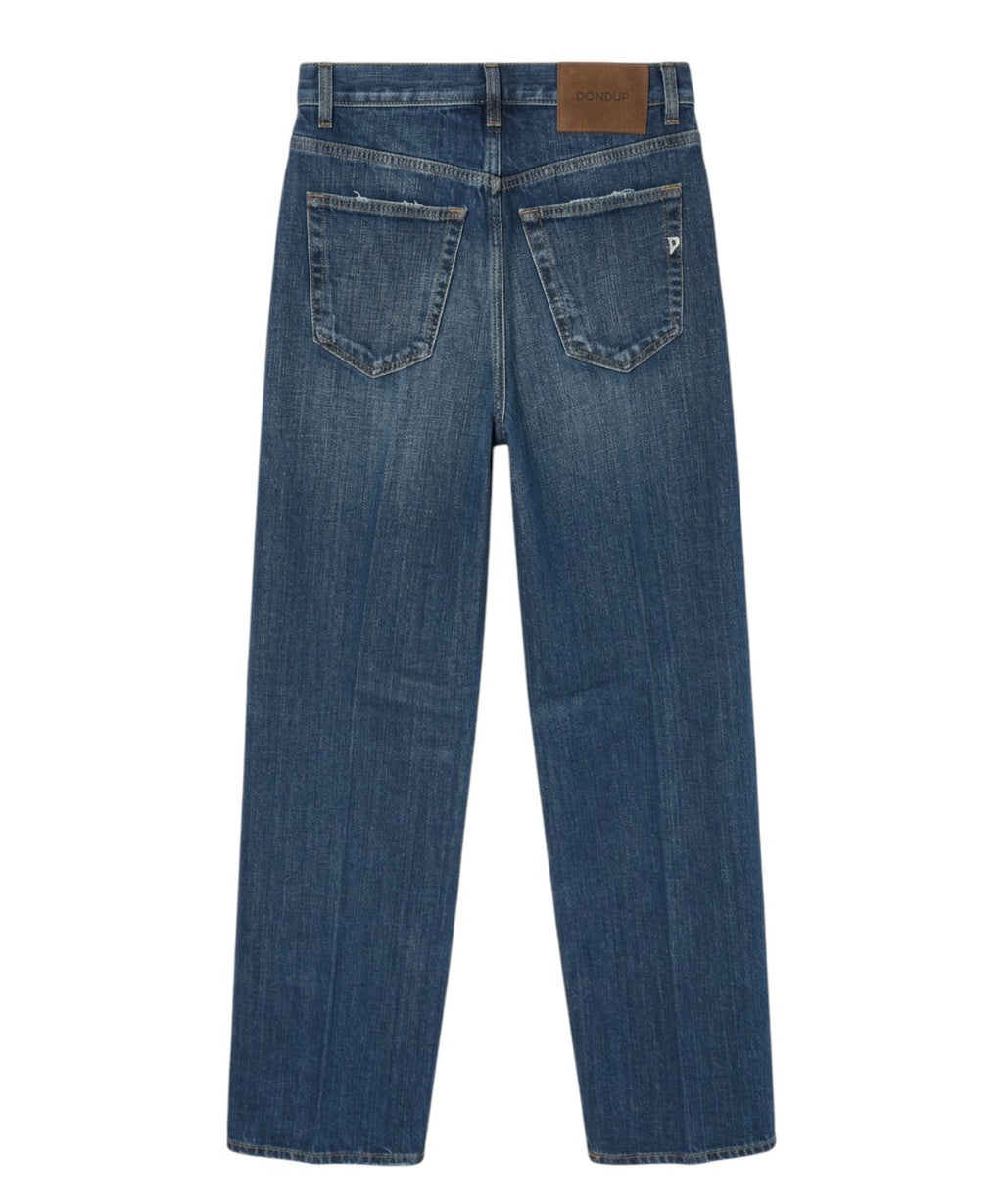 Dondup Dakota Jeans Wide Leg Rigid Denim 12.5 Oz