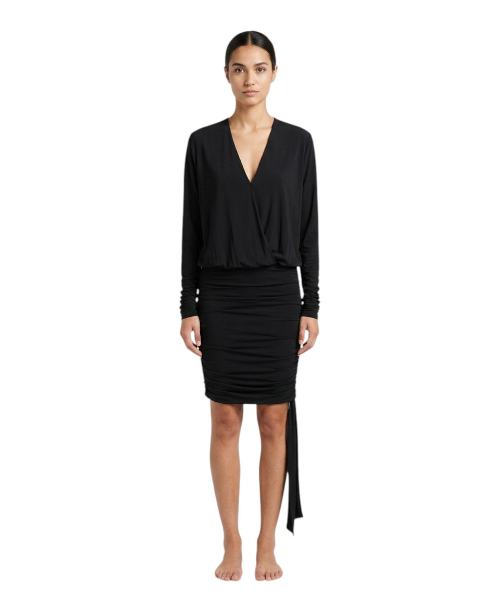 Pinko Elastic Jersey Blouson Dress for Women