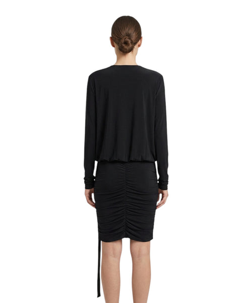 Vestido fluido de jersey elástico Pinko para mujer