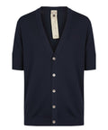 Men's Cardigan H953 Silk and Cotton Half Sleeve