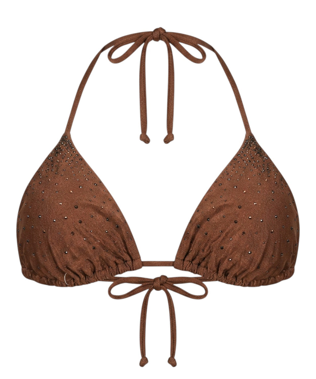 Annabelle MC2 Saint Barth Triangle Bikini Top with Rhinestones