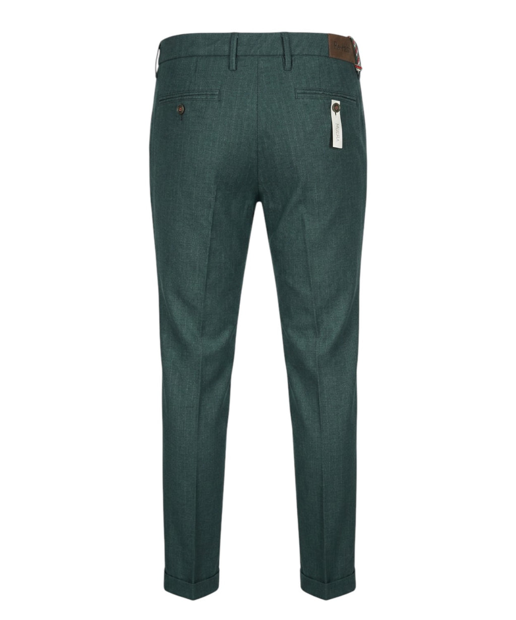 Men's Pinstripe Wool Trousers Re-Hash Elegant