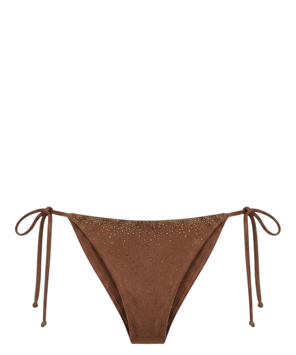 Marielle Slip Bikini with Rhinestones and Adjustable Straps
