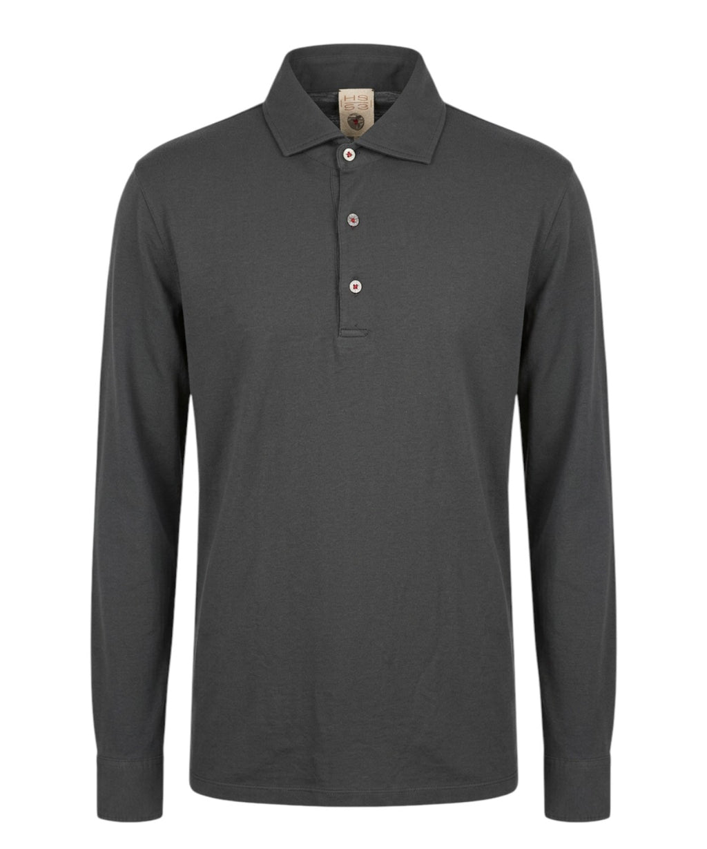 Men's Polo H953 Cotton and Modal Long Sleeves