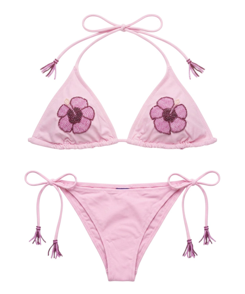 Bikini MC2 Saint Barth med broderier og perler