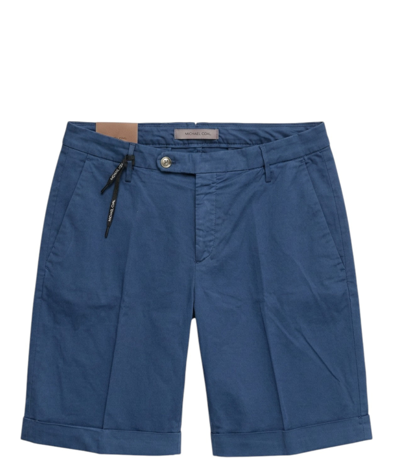 Men's Stretch Cotton Bermuda Shorts Michael Coal