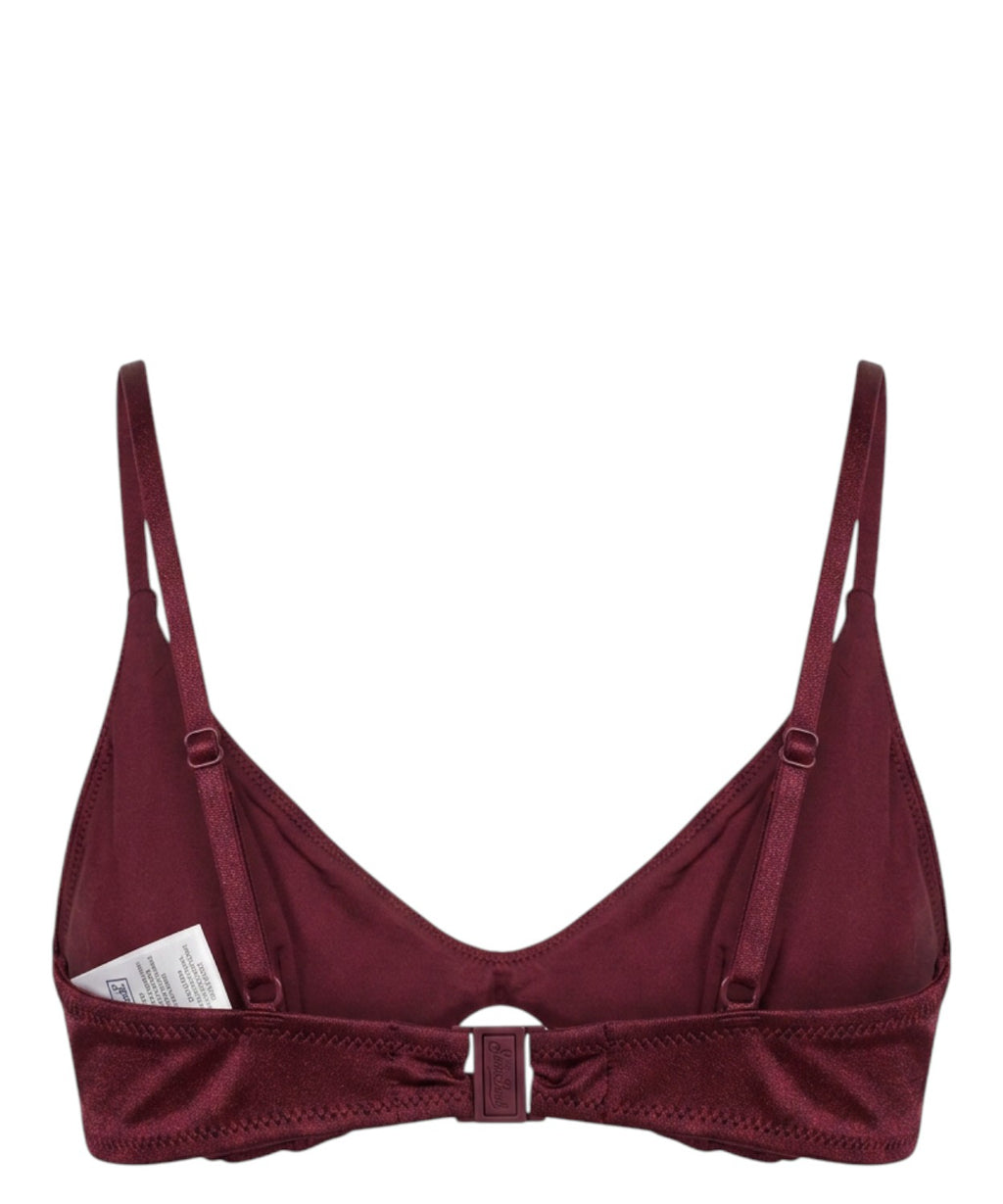 Top Bikini Paloma MC2 Saint Barth med Strass Leopard