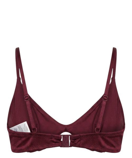 Paloma MC2 Saint Barth Bikini Top with Leopard Rhinestones