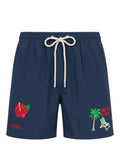 Men's Suit Comfort MC2 Saint Barth with Embroidery