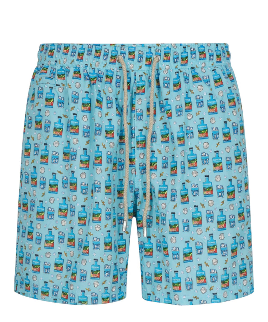 Men's Suit MC2 Saint Barth Ultralight Aperol Print
