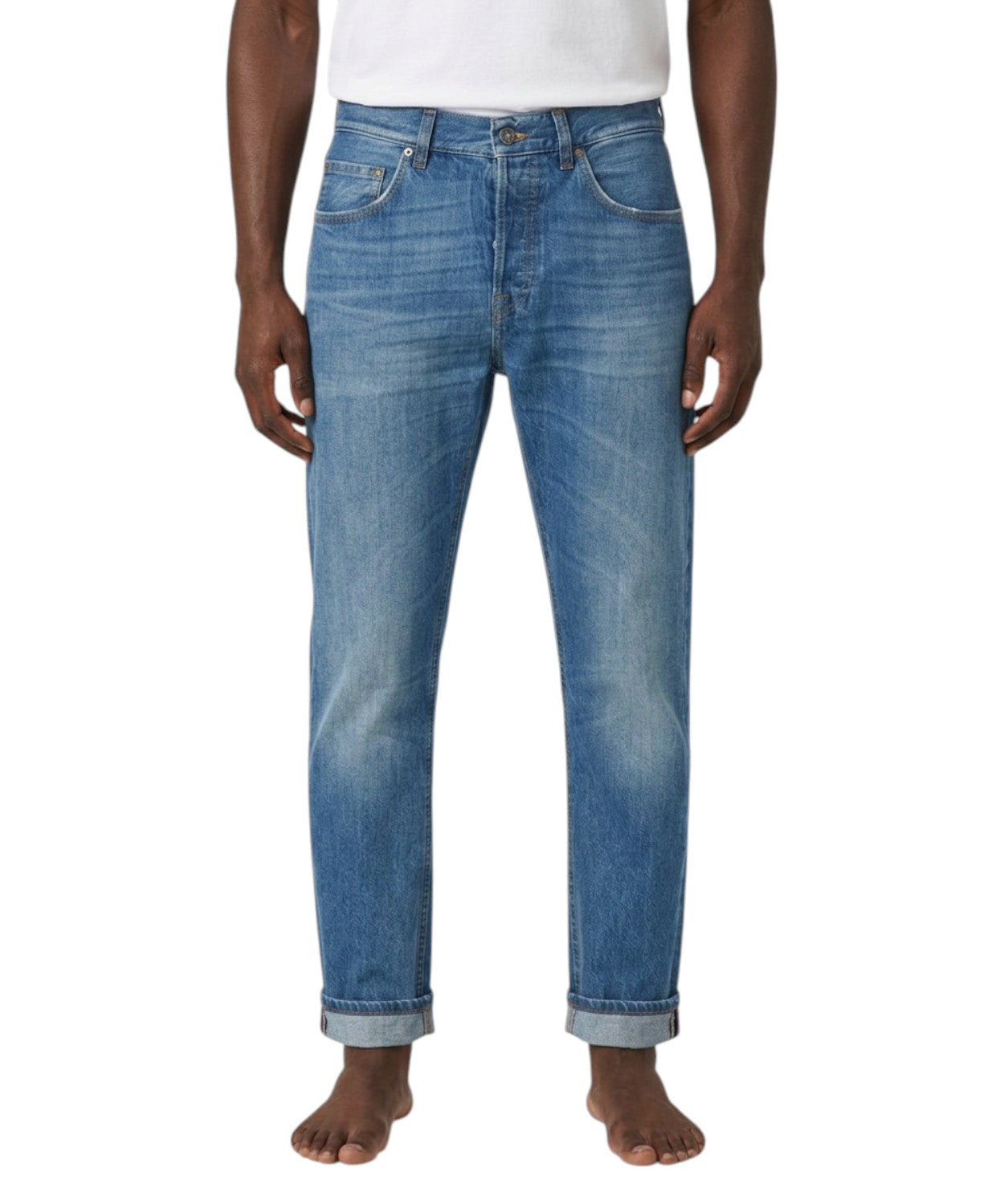 Dondup Icon Slim Fit Jeans 12.5 Oz Rigid Denim