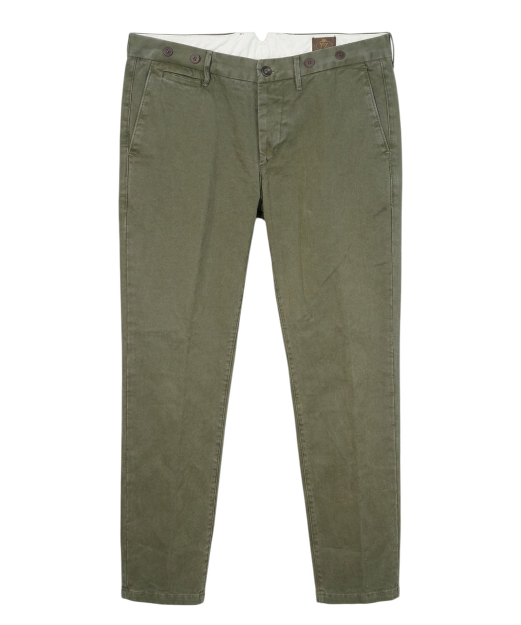 Men's Cotton Canvas Pants Genova Hand Feel