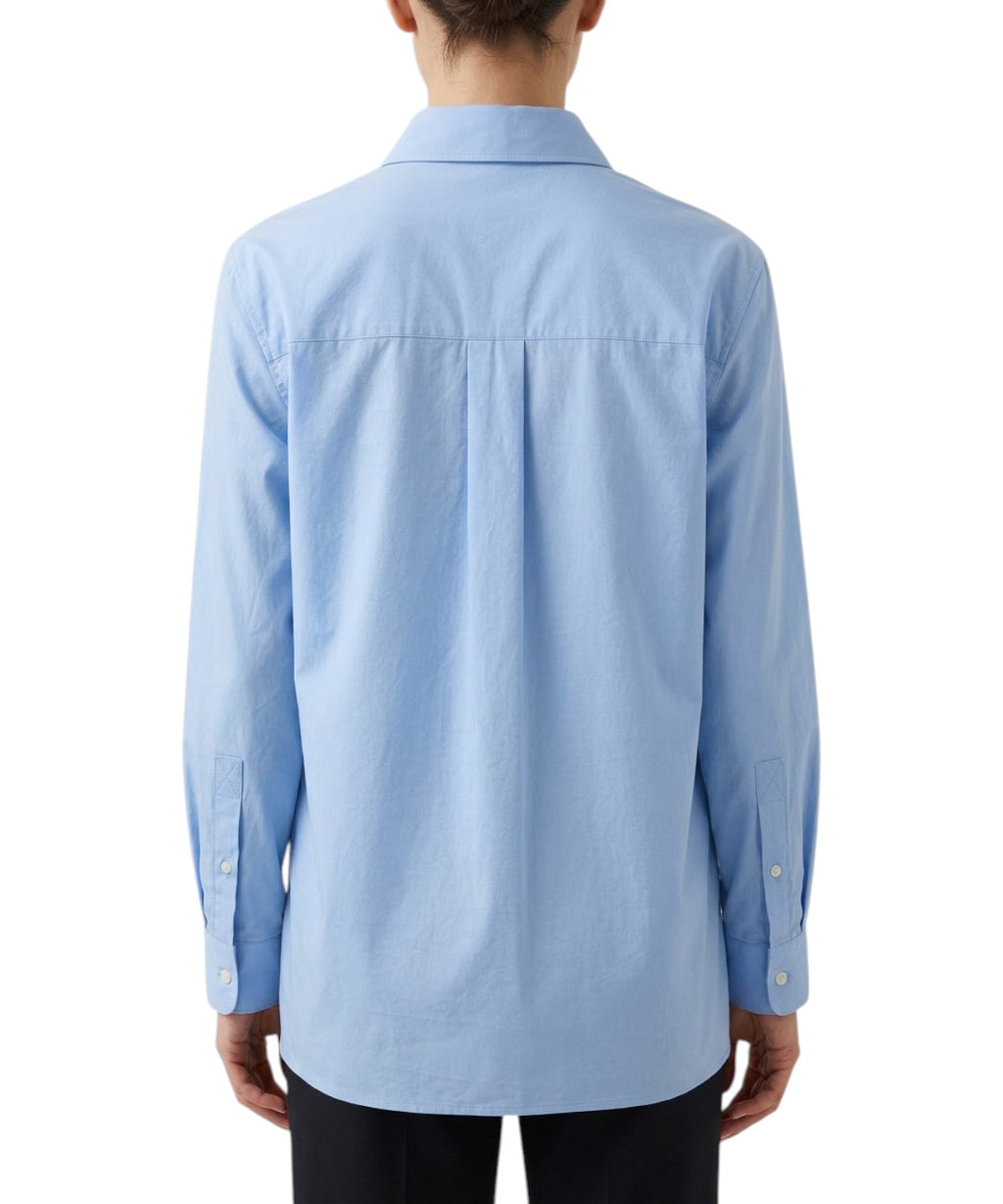 Pinko Connie Cotton Poplin Shirt with Logo