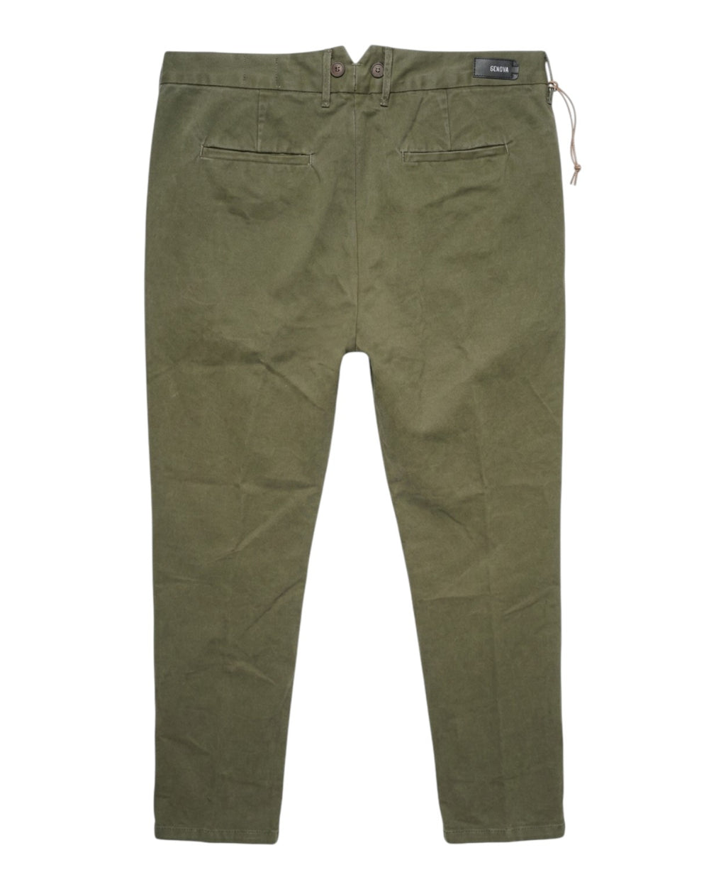 Men's Cotton Canvas Pants Genova Hand Feel