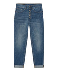 Dondup Koons Stretch Denim Jeans with Button Fly