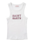 Canotta dame sommer MC2 Saint Barth med perlelogo