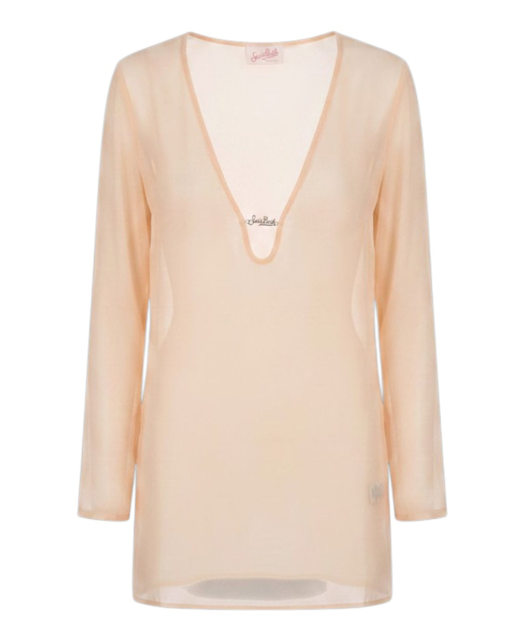 Copricostume MC2 Saint Barth z georgette z logo