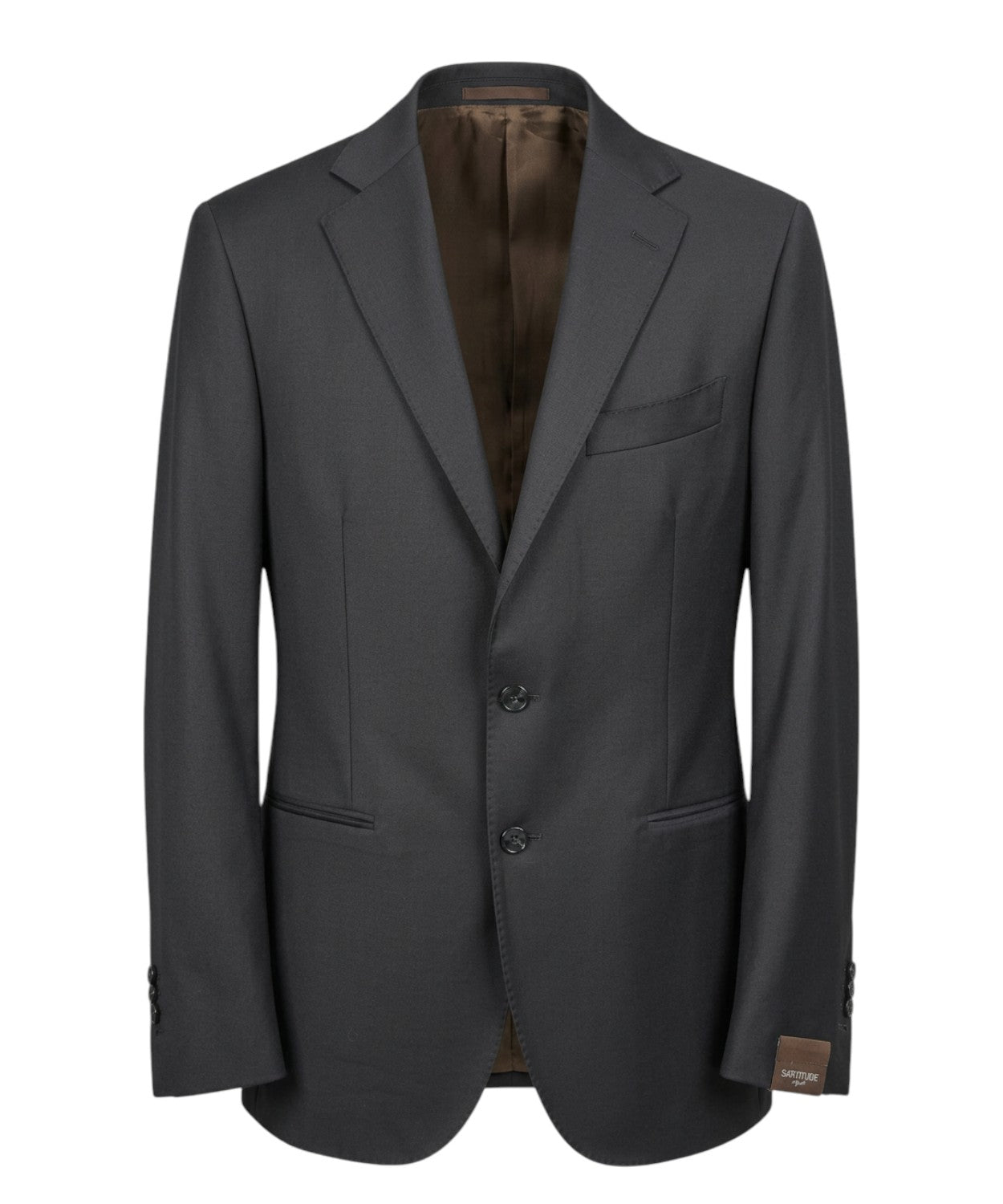 Men's Sartitude Dress in Virgin Wool with Classic Lapel