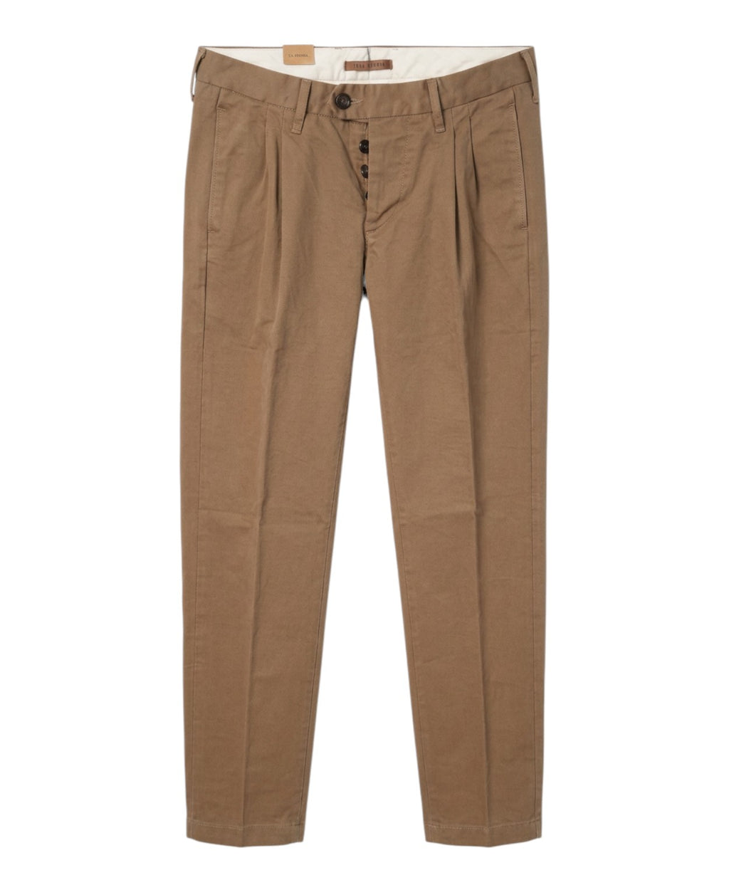 Men's Cotton Peach Hand Pants - Tela Genova