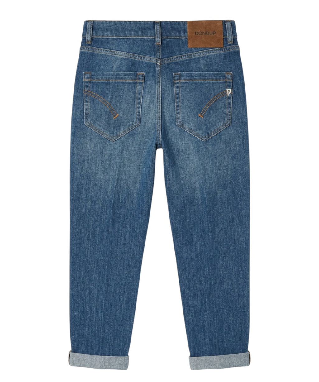 Dondup Koons Stretch Denim Jeans with Button Fly