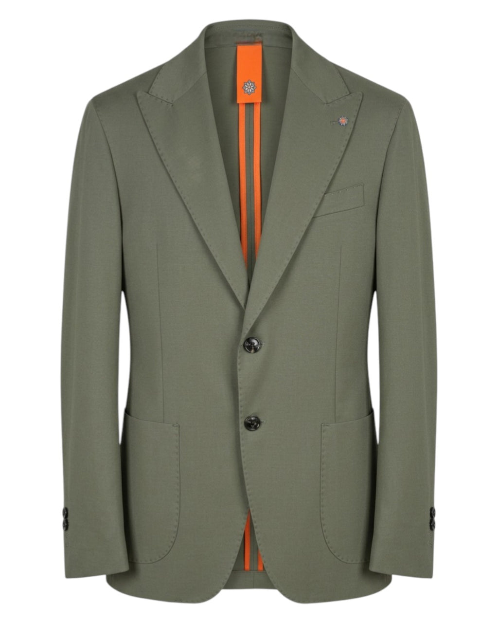 Men's Garda Jacket in Sage Green Stretch Viscose