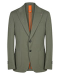 Men's Garda Jacket in Sage Green Stretch Viscose