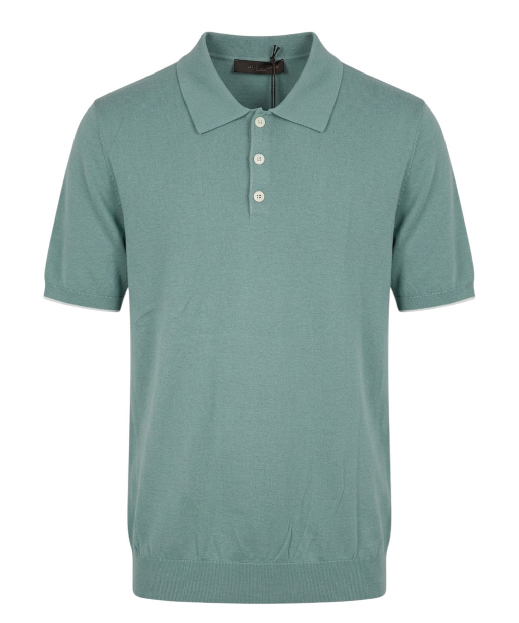 Men's Polo Shirt by Jeordie's in Smooth Cotton Knit