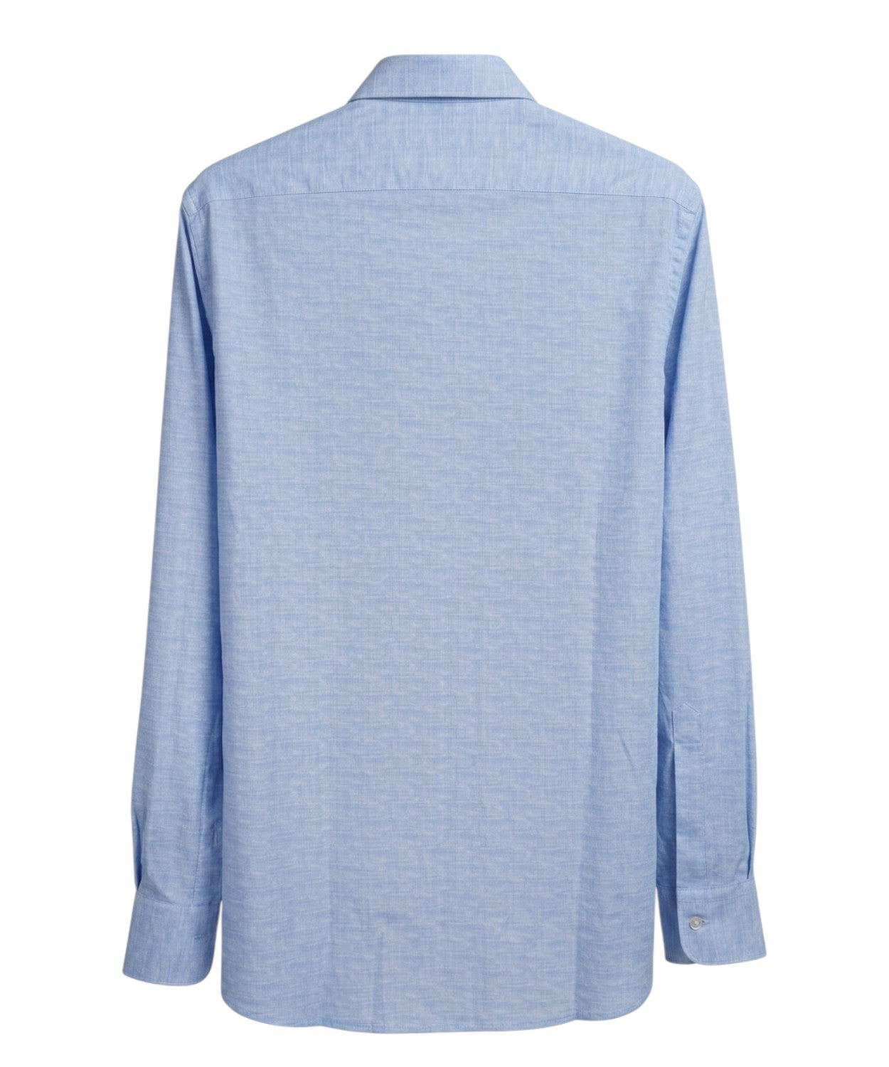 Herreskjorte i nylon stretch med linnedlook
