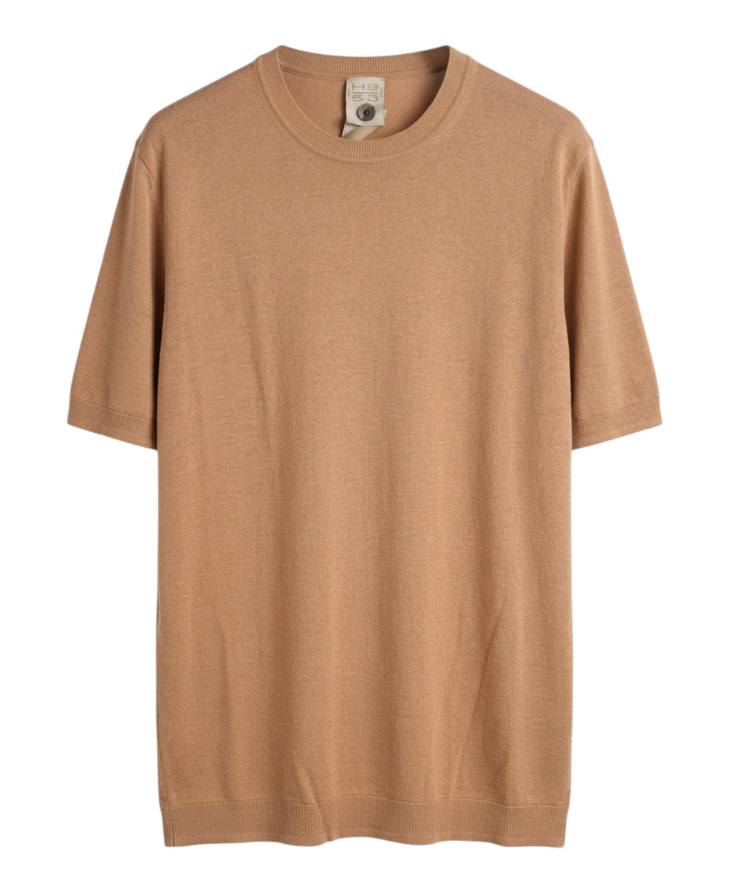 Men's T-shirt H953 in Silk and Cotton