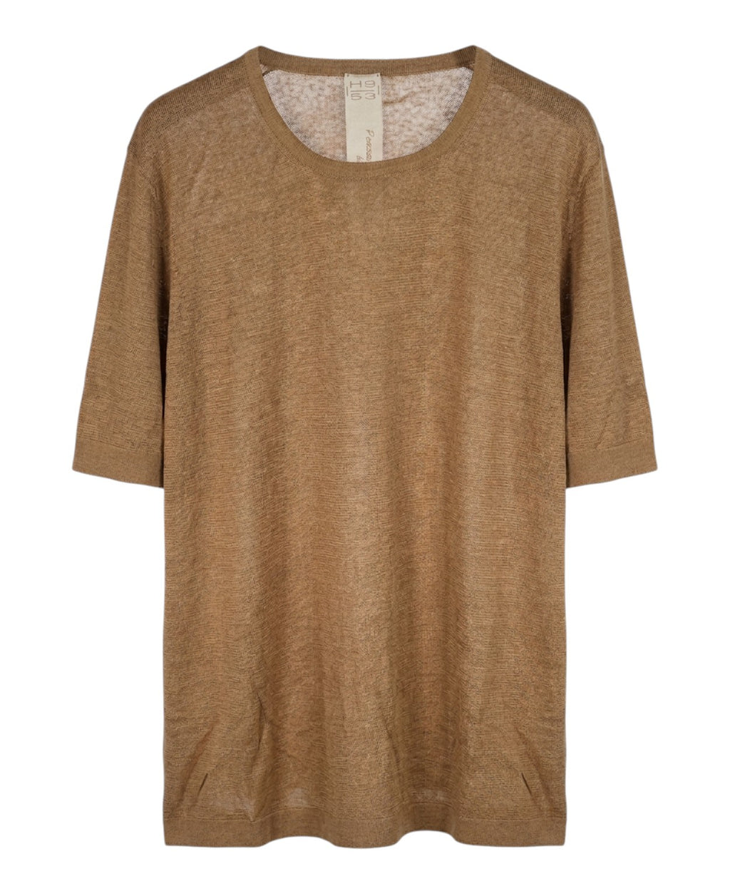 Herre T-shirt H953 i 100% hør, frisk og let