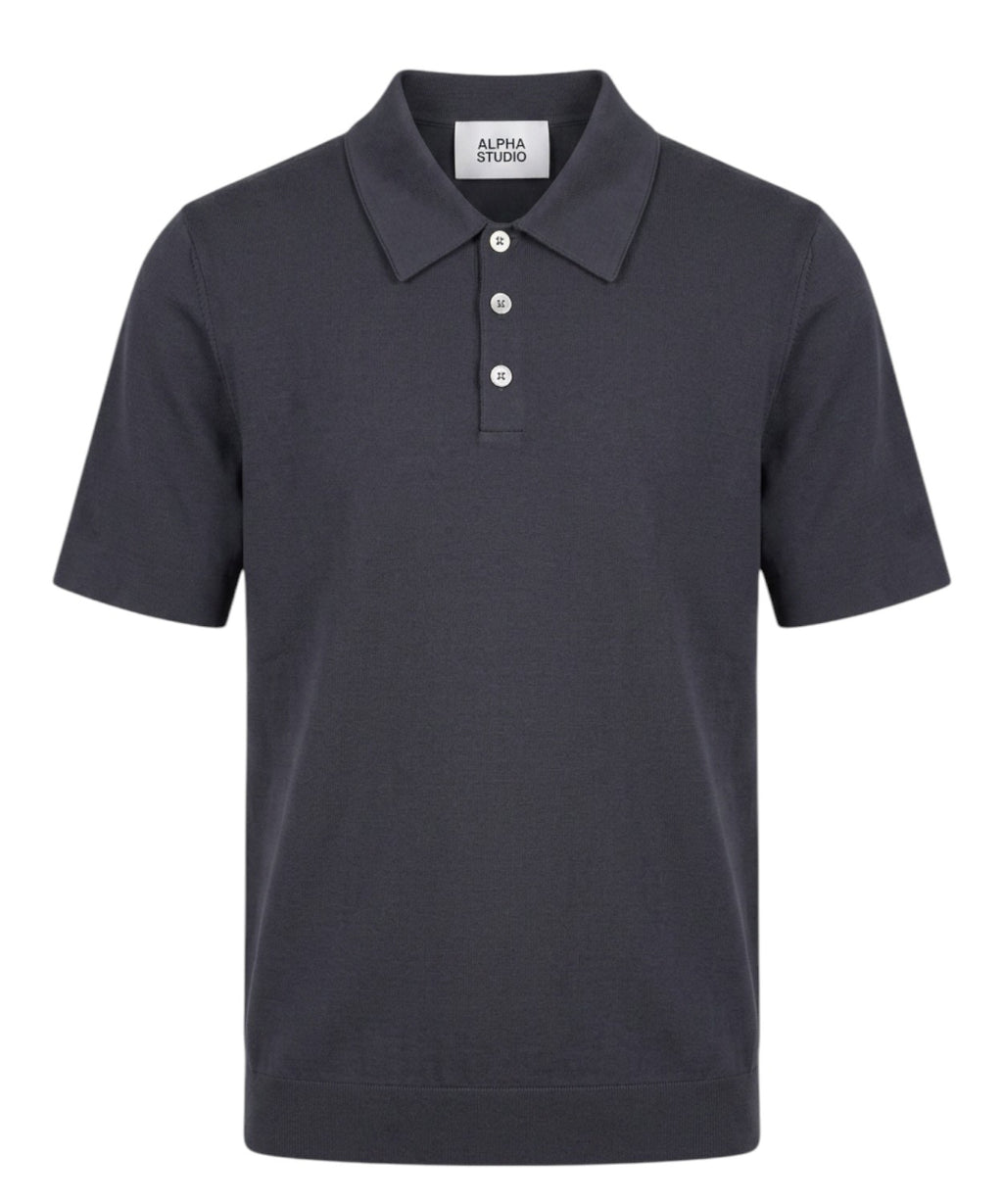 Men's Stretch Cotton Polo Alpha Studio