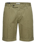 Bermuda Hombre Algodón Stretch Vientre Plano