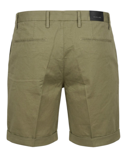Bermuda Hombre Algodón Stretch Vientre Plano