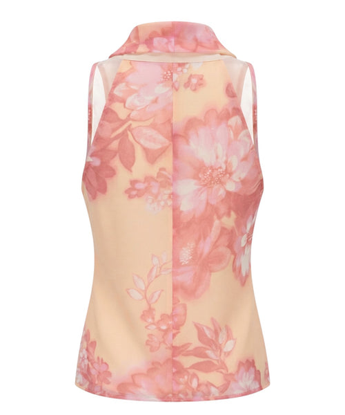 Blusa Marella Cabina Floral Cruzada