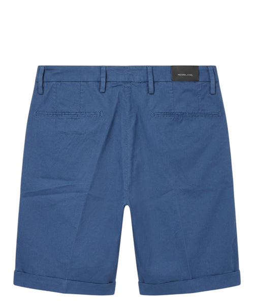 Men's Bermuda Shorts Michael Coal in Stretch Pima Cotton