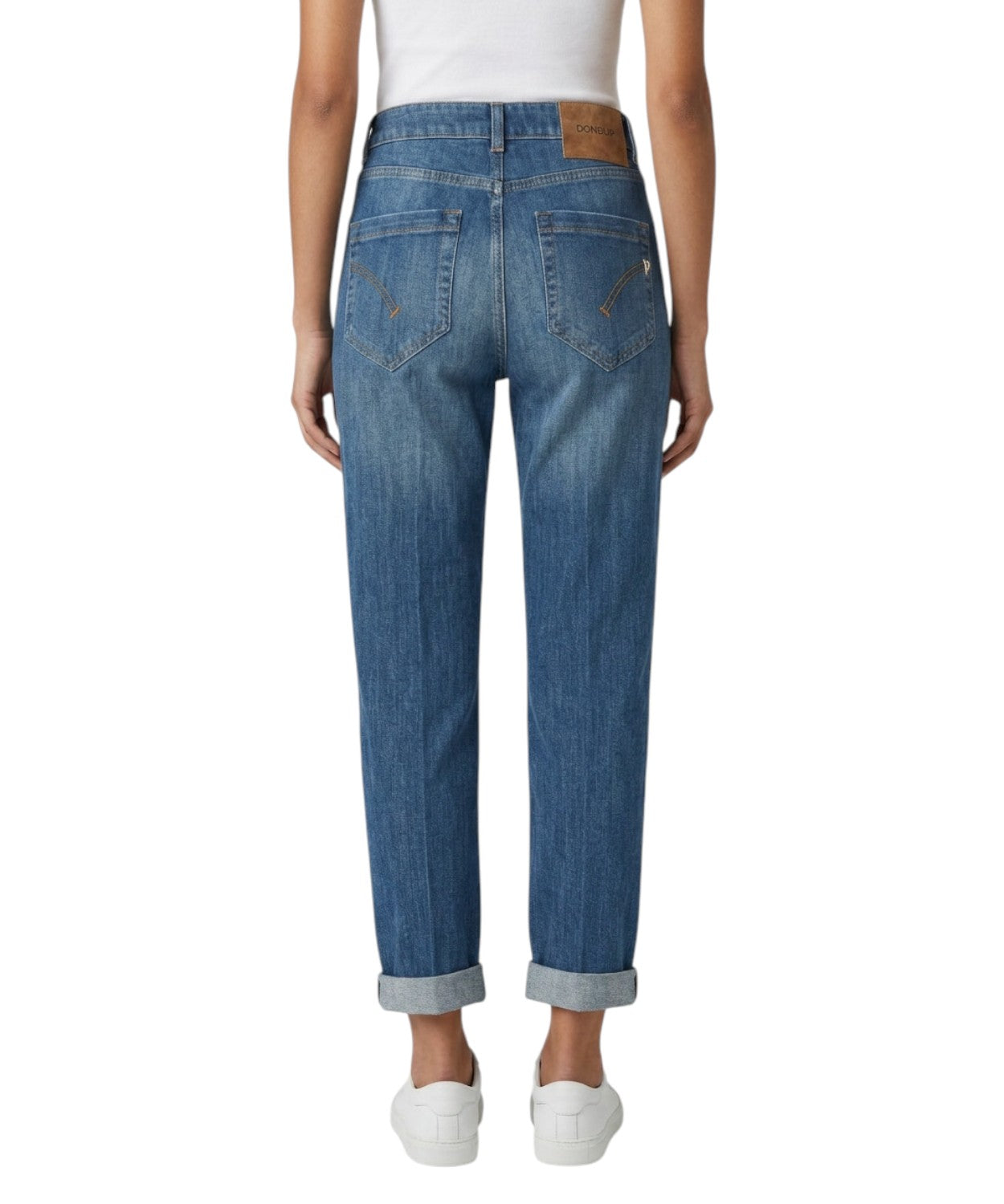 Dondup Koons Stretch Denim Jeans with Button Fly