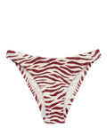 Dámské slipové bikini Elise crinkle zebra