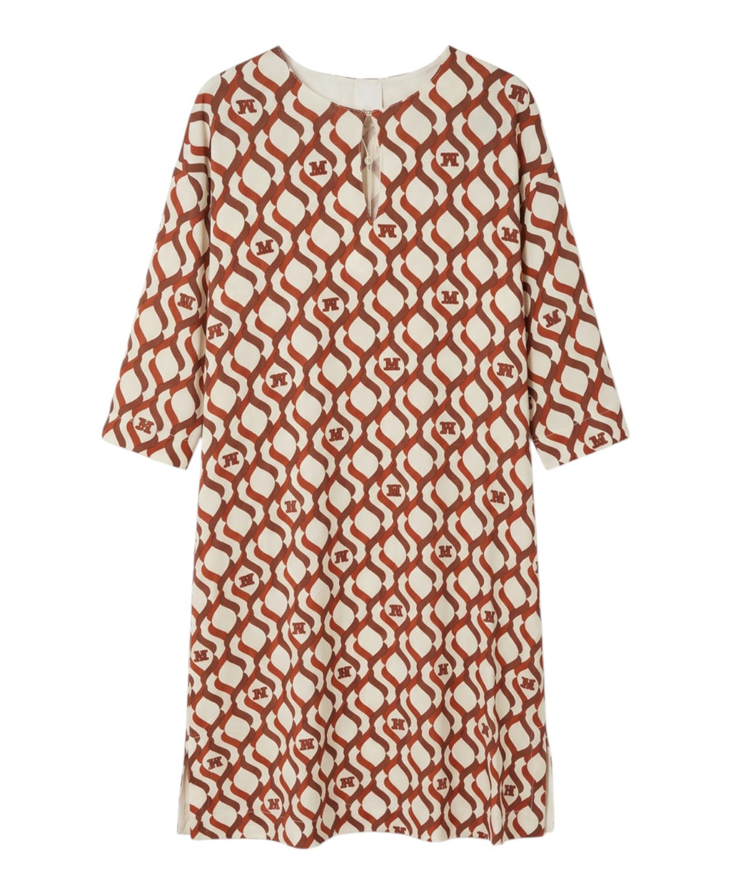 Letní šaty Max Mara Beachwear s žakárovým vzorem