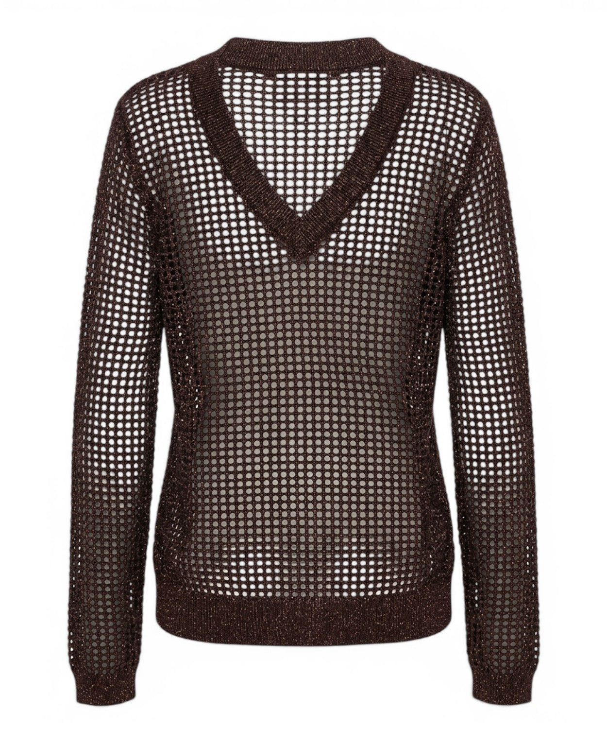 Women's openwork lurex sweater by MC2 Saint Barth