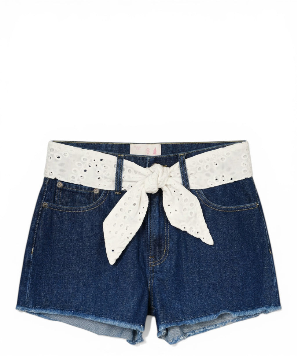 Women's summer shorts MC2 Saint Barth in sangallo lace