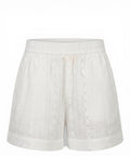 MC2 Saint Barth women's shorts in sangallo lace