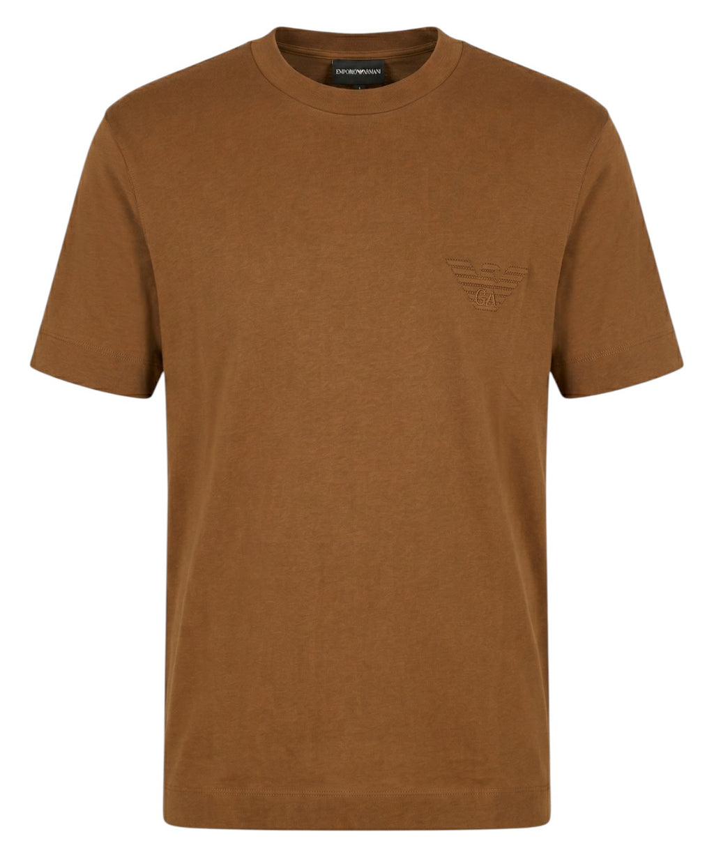 Emporio Armani Slim Fit T-shirt with Embossed Logo