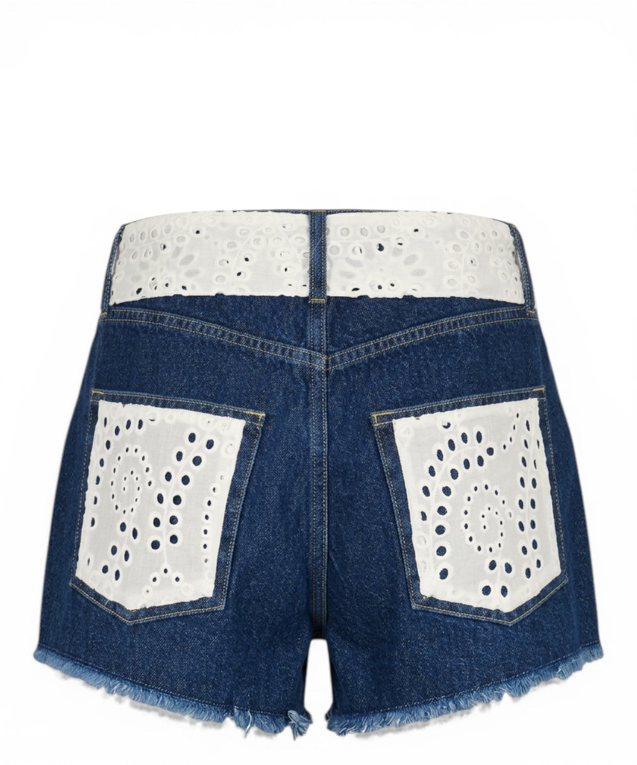 Women's summer shorts MC2 Saint Barth in sangallo lace