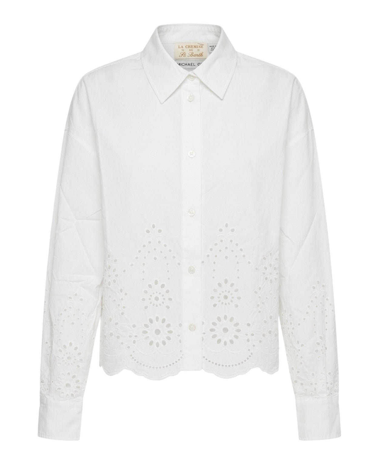 Oriane MC2 Saint Barth Shirt in Sangallo Lace