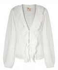 MC2 Saint Barth blouse in sangallo lace with ties