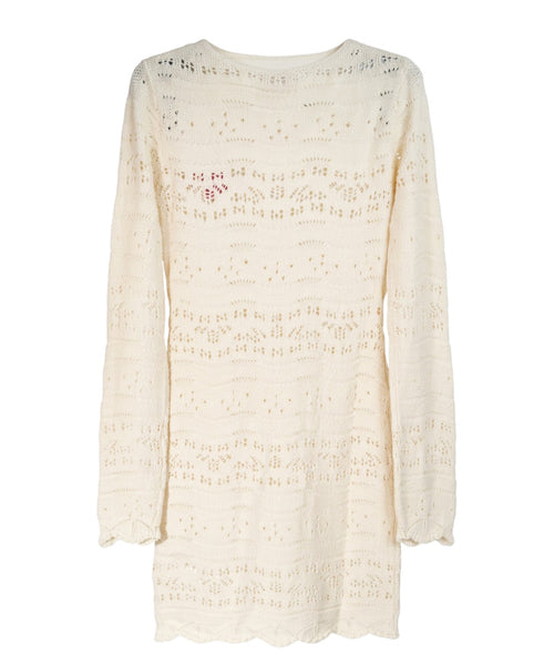 MC2 Saint Barth Ilany women's eyelet dress with buttons