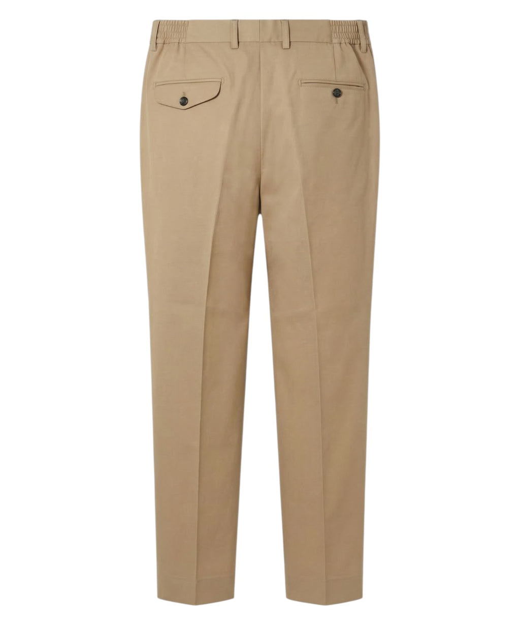 Men's Be Able Sammy Double Pleat Beige Trousers